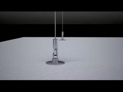 Zawieszenie za pomocą sztywnego wieszaka Connect i kotwy absorbera Connect