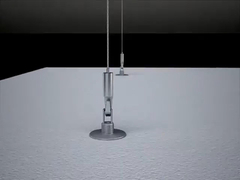 Złącza Ecophon Solo służą do mocowania zestawu regulowanych przewodów Connect