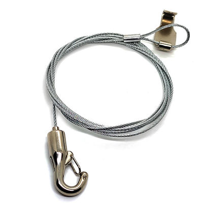 Akcesorium do systemu wieszania obrazów - uchwyt kablowy z zatrzaskiem do wieszania znaków