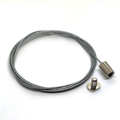 Zestawy zawieszenia oświetleniowe z włókienami stalowymi