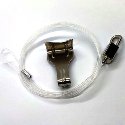 Zacisk reklamowy do ekspozycji do systemu wieszania na ścianie galeryjnej