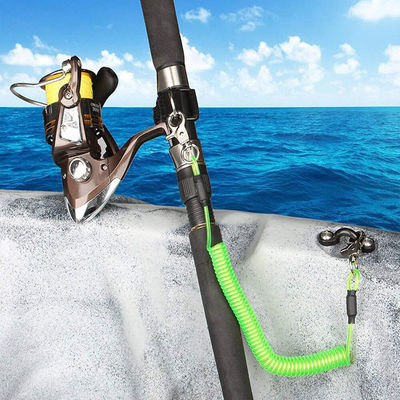 Profesjonalny regulowany wyciągający się bezpieczeństwo plastikowe powlekane sprężyny stalowe zwinięte narzędzie lanyard