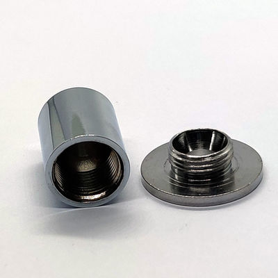 Mosiężny chromowany łącznik sufitowy, mocowanie do stalowej linki, złącze sufitowe