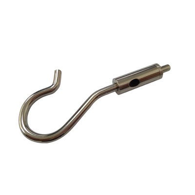 Chwytak hakowy do użytku z linką stalową lotniczą 1/32” – 1mm 7 × 7 lub 7 × 19