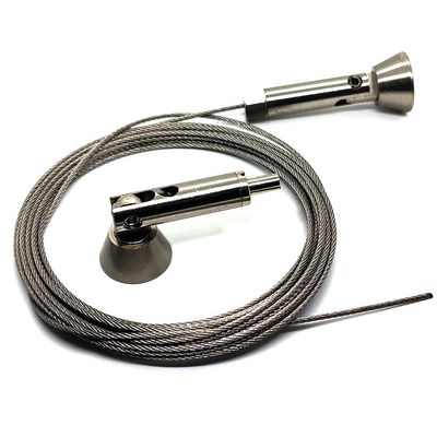 Najwyższej jakości Wire Ceiling Gripper Cable Fastening Curtain Tensioner z śrubą i kotwicą