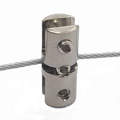 Nowy, gorąco sprzedawany zacisk szklany do mocowania ekspozycji do systemu ekspozycji kablowej