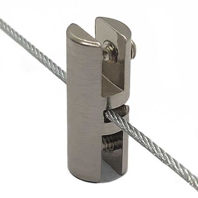 Nowy, gorąco sprzedawany zacisk szklany do mocowania ekspozycji do systemu ekspozycji kablowej