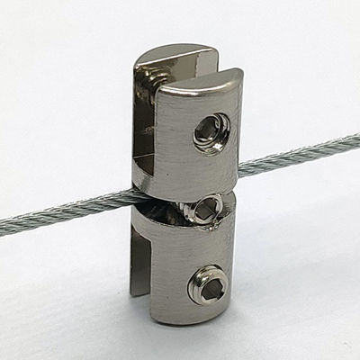 Nowy, gorąco sprzedawany zacisk szklany do mocowania ekspozycji do systemu ekspozycji kablowej