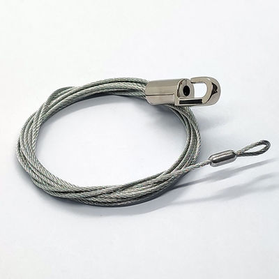 Steel Cable Sling With Adjust Cable Gripper For Picture Hanging Systems