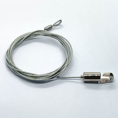 Steel Cable Sling With Adjust Cable Gripper For Picture Hanging Systems