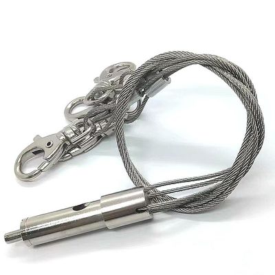 Regulowany zestaw do zawieszania doniczek na kwiaty, trójnożny zestaw do zawieszania doniczek z drutu