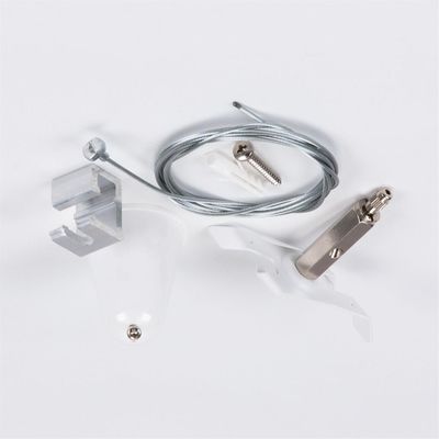 Zestawy do zawieszania oświetlenia szynowego z metalowym uchwytem zaciskowym do kabli