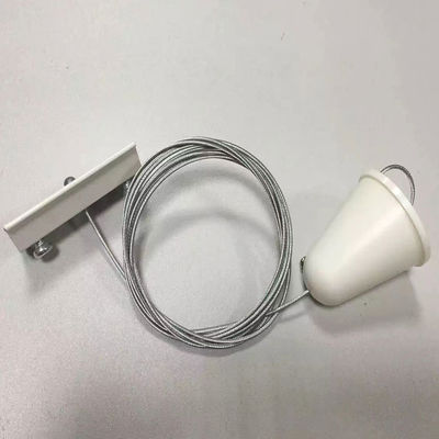 LED liniowy zestaw do zawieszania oświetlenia szynowego, system mocowania na linkach