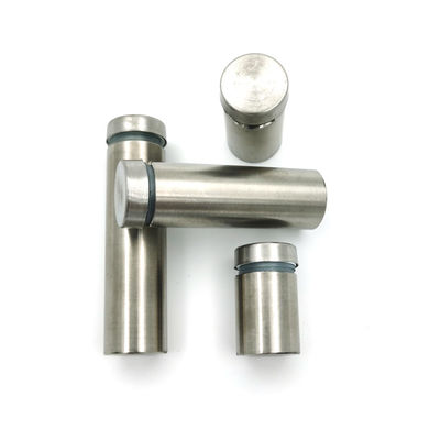 Stal nierdzewna Akryl Szkło Klips Dystansowy Gwintowany Stojak na Szyld do Reklamy na Panelu Szklanym