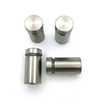 Stal nierdzewna Akryl Szkło Klips Dystansowy Gwintowany Stojak na Szyld do Reklamy na Panelu Szklanym