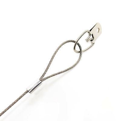 Kabel bezpieczeństwa D-Ring System drutu zawieszonego śrubą