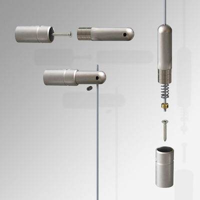 System zawieszenia szyn sufitowych z drutu ze stali nierdzewnej, zestaw do wieszania obrazów na ścianie