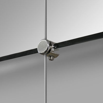 Anodized Aluminium Hanging Cable Display System For Advertising Led Light Box