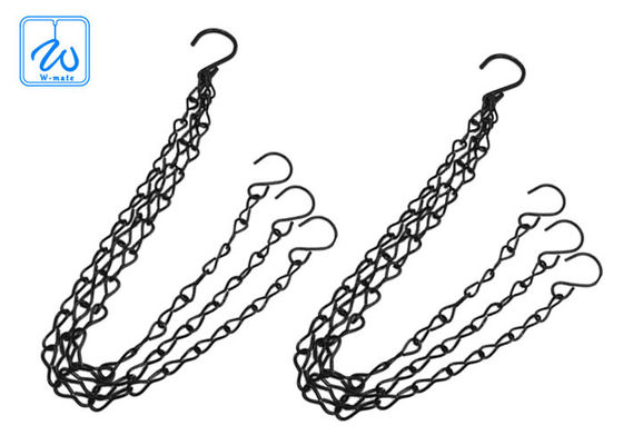 Regulowany zestaw do zawieszania doniczek na kwiaty, trójnożny zestaw do zawieszania doniczek z drutu