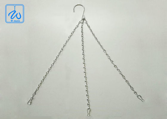 Regulowany zestaw do zawieszania doniczek na kwiaty, trójnożny zestaw do zawieszania doniczek z drutu