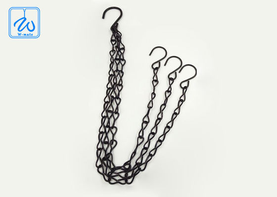 Regulowany zestaw do zawieszania doniczek na kwiaty, trójnożny zestaw do zawieszania doniczek z drutu