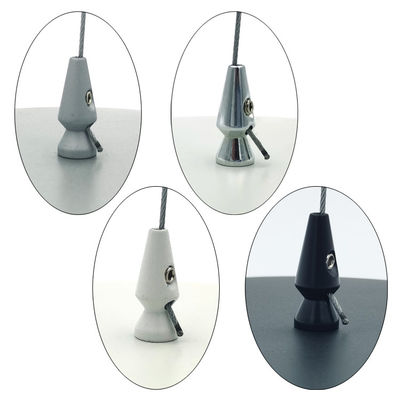 Przymocowanie do kabli ze stali nierdzewnej, arkusze metalowe, przymocowanie do liny, wielokrotne przymocowanie do kabli