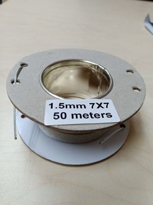 Izolowany mechaniczny przewód z uchwytem kablowym, zawieszony sznurek stalowy do światła LED