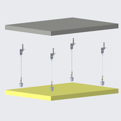 Zestaw regulowanego zawieszenia kotwy pochłaniacza sufitowego Połącz hak bezpieczeństwa