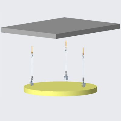 Złączają wchłaniacz kotwicy ustawialne zawiesniki drutu do płytek sufitowych akustycznych