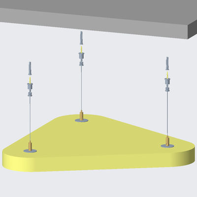  Connect Adjustable Wire Kit Sound Absorbing Panel Ceiling Hanging System