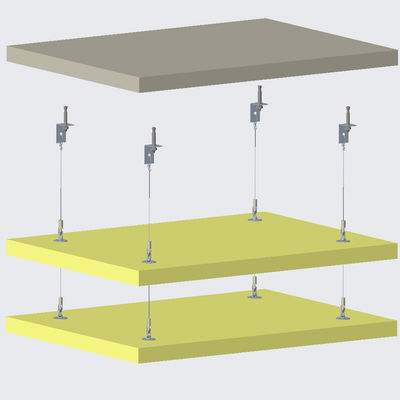 Zestaw regulowanego zawieszenia kotwy pochłaniacza sufitowego Połącz hak bezpieczeństwa