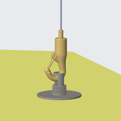 Suspension Kit With Ceiling Attachment With Adjustable Hook Gripper Wire Hanger