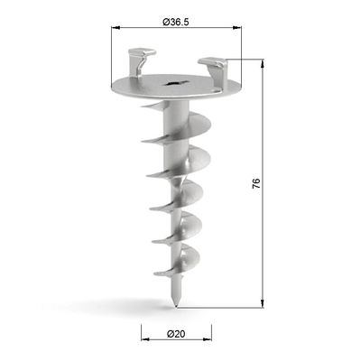 Zestaw zawieszenia kabli Angel Hanger Connect Absorber Anchor Panel akustyczny z włókien poliestrowych