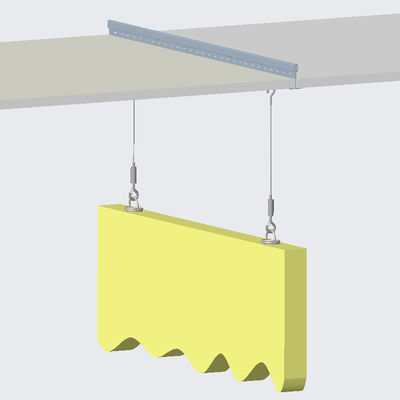 Odporne na wibracje zawieszenie sufitowe z mocną konstrukcją kablową 7x19 i odpornością na wilgoć