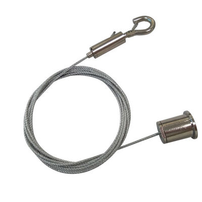 Zestaw do zawieszania kabli, montowany do sufitu, metalowy uchwyt kablowy, system zaciskowy do paneli dźwiękochłonnych