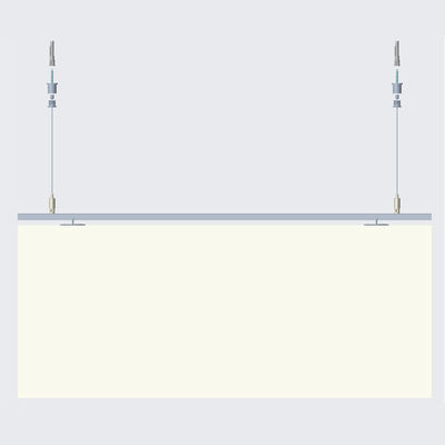 Materiał dźwiękochłonny Wydajny system zawieszenia Elastyczna konstrukcja Sufit dźwiękochłonny