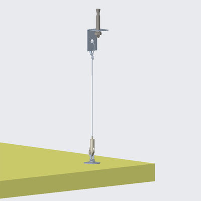 Łatwe do mocowania żyrandoller akustyczny panel zestaw drutu zawieszenie systemu dźwięk materiał tłumiący