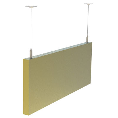 Konfigurowalne akustyczne panele ścienne pochłaniające dźwięk z regulowanym zestawem drutów do paneli sufitowych LED