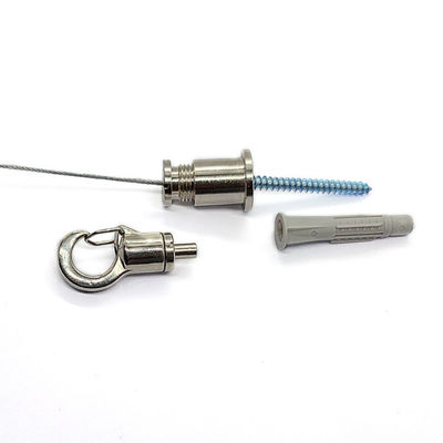 Regulowany zestaw linek zawieszenia z chwytakiem do systemów oświetleniowych