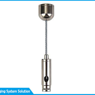 Zestaw do zawieszania sufitowego ze stali nierdzewnej z liną stalową i zaciskiem kablowym