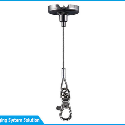 Zestaw do zawieszania sufitowego ze stali nierdzewnej z liną stalową i zaciskiem kablowym