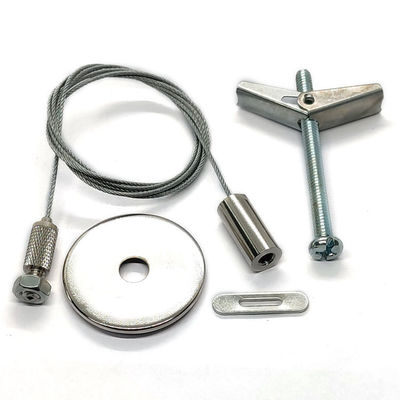 Zestaw do zawieszania oświetlenia LED ze stali nierdzewnej do paneli świetlnych