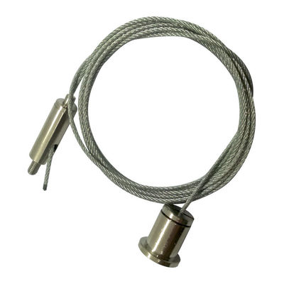 Odporny na korozję, wysokowytrzymały zacisk linowy w kolorze niklu do bezpiecznego mocowania