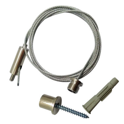 Odporny na korozję, wysokowytrzymały zacisk linowy w kolorze niklu do bezpiecznego mocowania