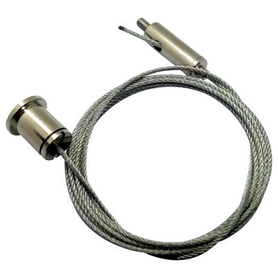 Odporny na korozję, wysokowytrzymały zacisk linowy w kolorze niklu do bezpiecznego mocowania