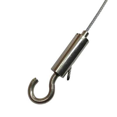 Zatwierdzone jakościowo klipsy kablowe Faston 18mm, chwytaki do liny stalowej pod kątem 90 stopni do użytku zewnętrznego