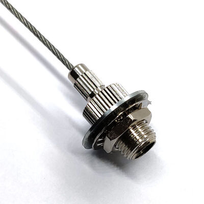 Zatwierdzone jakościowo klipsy kablowe Faston 18mm, chwytaki do liny stalowej pod kątem 90 stopni do użytku zewnętrznego