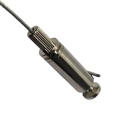 Hurtownia OEM G450 Uchwyt do linki z blokadą, odporny na rdzę i blaknięcie, metalowy klips do mocowania na ścianie, zestaw zamków do lin