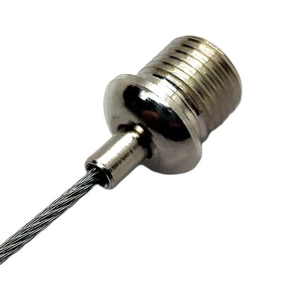 Hurtownia OEM G450 Uchwyt do linki z blokadą, odporny na rdzę i blaknięcie, metalowy klips do mocowania na ścianie, zestaw zamków do lin