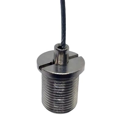 Szybki łącznik miedziany Mężczyzna Grypka kablowa z nitkami Narzędzie Materiał mosiężny Klip z liny drutowej do akcesoriów oświetleniowych